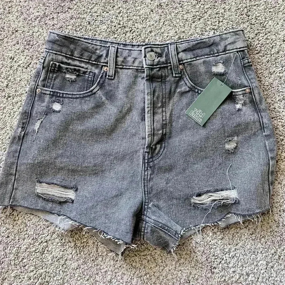 Target Pants - NWT Black Distressed Denim Shorts 🎯